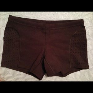 Lululemon size 4 black cutout shorts